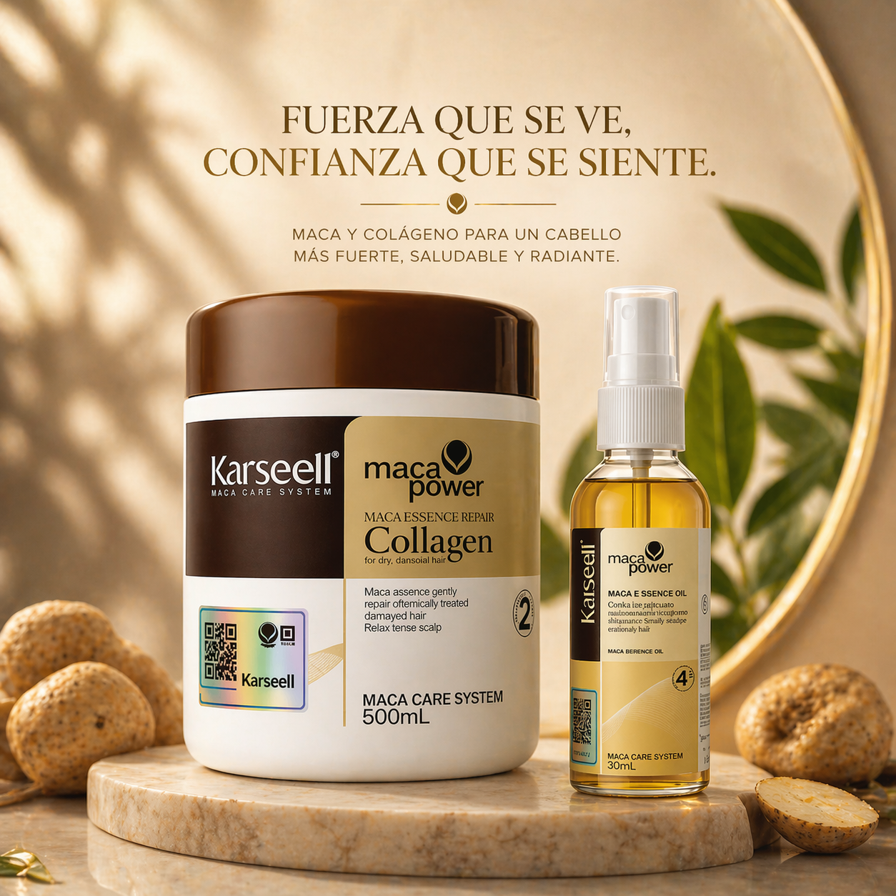 DUO KARSEELL (Tratamiento Capilar 500ML + Aceite 60ML)